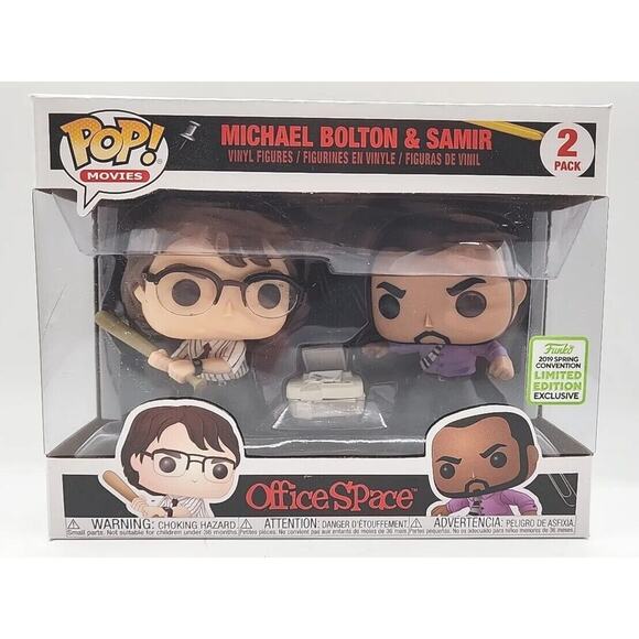 Funko Pop! Movies Office Space 2 Pack Michael Bolton & Samir TSB